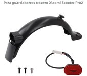 Rear Mudguard for Xiaomi 3 M365 Pro PRO 2 1S Electric Scooter Skateboard Tire Splash Mud Guard Bracket Set Back Taillight Fender