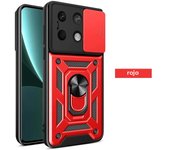 Armor Case For Xiaomi Poco X6 Pro C65 C40 M6 M5 F6 F5 X5 X4 F4 GT Cover Lens Protection With Ring Magnetic Holder Coque Fundas