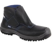 COFAN - Bota de Piel | Color Negro | Cierre de Velcro | Seguridad S3 | Modelo Urian | Puntera de Carbono Light