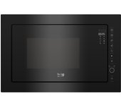 Microondas + Grill Integrable BMGB 25333 BG de Beko con menús de Autococción y Descongelación. Negro.