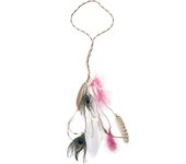 Molans Stylish Bohemian Feathered Headband Unique Hair Accessory for Trendsetters