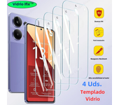 4Pcs Tempered Glass For Xiaomi Redmi Note 13 12 11 10 Pro 12S 11S 10S 13C 12C Screen Protector For Redmi Note 13 Pro Cover Glass