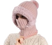 Gorro de punto para mujer en otoño e invierno, diademas de ganchillo, gorro de punto, gorro de ciclismo de invierno, gorro cálido a prueba de viento, gorros de invierno