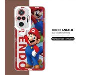Super Bros Case for Redmi Note 11 Pro 12 Pro 10 Pro 9 9s 10s 11s 12s 5G Transparent Back Cover