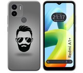 Funda Silicona para Xiaomi Redmi A1 Plus diseño Barba Dibujos