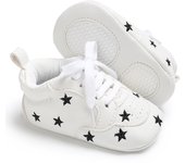 Zapatillas De Bebé Primera Marcha Suaves Y Cómodas Para Niña Prewalker With Suela De Goma Todoterra Para 0-18 Mes Cierres De Corretas De Encajes