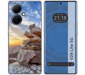 Funda Silicona para Vivo V29 Lite 5G diseño Sunset Dibujos