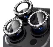 6Pcs Diamond Glitter Camera Protection For Iphone 15 14 13 11 Pro Max Plus On Iphone 12 13 11 Pro Max Lens Tempered Glass