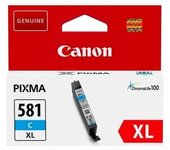 Cartucho tinta canon cli 581 c xl cian pixma tr7550 - tr8550 - ts6150 - ts6151 - ts8150 - ts8151 - ts8152 - ts9150 - ts9155