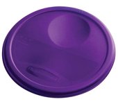Cubo de Basura Rubbermaid Tapa Redonda Morada 7,5 L - Resistente y Fácil de Limpiar
