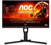 25  "AOC 25G3ZM/BK FHD Gamer Monitor, 240 Hz, 0.5 ms MPRT, plano, freesync premium, ajustable
