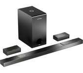 ULTIMEA 5.1.2 Barra de sonido Dolby Atmos para TV, Sistema de sonido envolvente de cine en casa, BassMAX, Barra de sonido con subwoofer para un sonido de cine, HDMI/OPT/BT, altavoz de subwoofer de barra de sonido Serie Nova S80, Modelo 2024