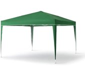 KG KITGARDEN - Carpa Plegable 3x4m para Jardín, Incluye Piquetas y Bolsa de Transporte, Verde/Blanco - DELUXE