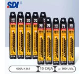SDI 9mm small art blade 30 degree sharp Angle black blade automotive wear-resistant film engraving blade K361/1361 utility knife