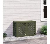 Funda para Aire Acondicionado vidaXL Verde Oliva 90x40x60 cm Acero