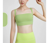 2024 Women Gym Yoga Fitness Sports Bra Naked-Feel Running Shockproof Outdoor Training Breathable Comfortable Tank Top