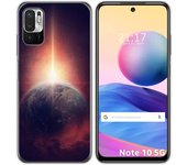 Tumundosmartphone Funda Gel Tpu para Xiaomi Redmi Note 10 5G / POCO M3 PRO 5G diseño Tierra Dibujos