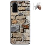 Tumundosmartphone Funda Gel Tpu para Samsung Galaxy S20 diseño Ladrillo 03 Dibujos