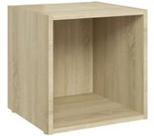 vidaXL Mueble TV madera contrachapada 37x35x37cm, Mueble de Salon, Mueble TV, Mueble TV salon, Mesa de TV, Mueble tele