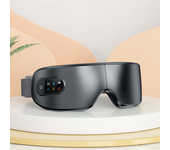 Masajeador de Ojos con Calor, Música por Bluetooth, Masaje Vibratorio, Masajeador de Ojos Plegable para Aliviar la Fatiga Ocular, Ojos Secos y Mejorar el Sueño, Regalo para el Día de la Madre