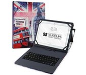 Funda con Teclado Subblim Keytab Pro USB England para Tablets de 10.1'-11'