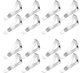 20-4PCS Table Cloth Clips Stainless Steel Table Cloth Holding Clip Fits Up To 1.7” Thick Tables for Dining Restaurant Marquees