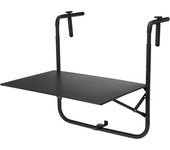 Mesa Plegable para Balcón Ambiance Gris Oscuro 60x43cm