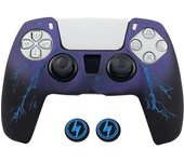 Laser Carving Soft Silicone Cover For PS5 Controller Skin Case Gamepad Joystick Accessories