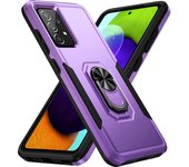 Case for Samsung Galaxy A73 A72 A71 A55 A54 M42 M40S M12 Shockproof Armor 360° Car Magnetic Ring Holder Soft Edges Phone Cover