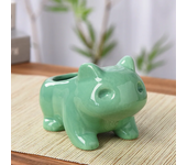 Creative Ceramic Mini Flowerpot Succulent Planter Flower Pot with Hole Cute Green Plants Planter Home Garden Decoration outdoor