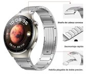 Luxury Titanium Metal Watchband For OPPO Watch X Realme 3/2/S Pro Replacement 22mm Wrist Bracelet Strap For OnePlus Watch 2 46mm