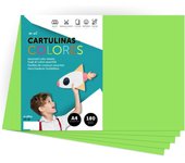 m-office Cartulina A4 180gr Colores Intensos para Manualidades