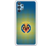 Funda original compatible con Samsung Galaxy A32 - Villarreal escudo fondo trama
