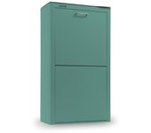 DON HIERRO - Cubo de basura y reciclaje lacado, 4 cubos gran capacidad, CUBEK-