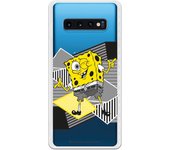 Funda original compatible con Samsung Galaxy S10 Plus - Bob Esponja Classic