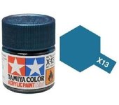 Tamiya X13 - Pintura acrílica mini 10ml - Color azul metálico