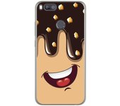 Tumundosmartphone Funda Gel Tpu para Xiaomi Mi 5X / Mi A1 Diseño Helado Chocolate Dibujos