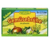 Cubitos de Caldo Vegetal con Hierbas Eco Vegan 12 Cubitos Rapunzel