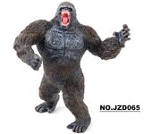 Jurassic Animals Realistic Simulated Dinosaur Model Tyrannosaurus Rex Vs Gorilla Collection Toys For Children Birthday Gifts