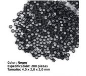 K.S WIGS 200/400PCS 4030 Silicone Micro Link Tube Ring for Wig Hair Extensions Tools Lined Beads For Salon Multi-color