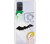 Funda original compatible con Samsung Galaxy A71 - JL Simbolos Cristalizados