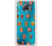 Funda compatible con Pocophone F2 - Patron mascaras africanas