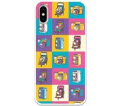 Funda compatible con iPhone X - XS - Camaras Vintage