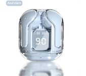 Original Wireless Bluetooth Earphone Transparent HIFI Headphones LED Power Digital Display Stereo Sound Earphones for Xiaomi