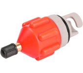 Air Valve Adaptor Kit For SUP Board Inflatable Pump Adapter Paddle Boat Kayak Air Valve Pump Connector Combo Kit Black / Orange