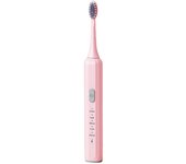 Juego de cepillo de dientes eléctrico equipado con 3 cabezales de cepillo y 5 modos de limpieza, temporizador inteligente incorporado de 2 minutos que se puede utilizar - Rosa
