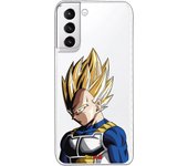 Funda original compatible con Samsung Galaxy S21 Plus - S30 Plus - Dragon Ball Z Vegeta Super Saiyan