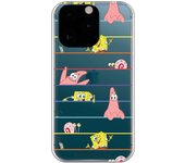 Funda original compatible con iPhone 13 Pro - Bob Esponja Multipersonaje Arcoiris