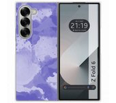 Tumundosmartphone Funda Carcasa Dura para Samsung Galaxy Z Fold 6 5G diseño Acuarela 01 Dibujos
