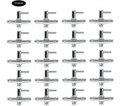 10Pcs Stainless Steel Aquarium Oxygen Pump Air Volume Flow Adjustment Valve Check Fish Tank Accessory